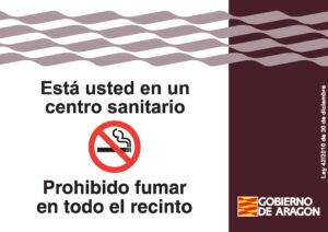 Prohibido fumar en todo el recinto (centro sanitario)