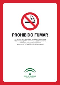 Prohibido fumar (vertical)
